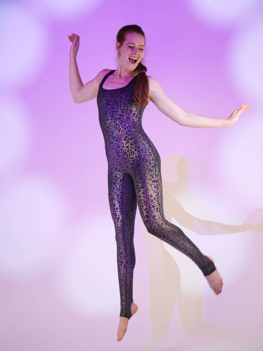 Performance Unitard - Rainbow Reflective