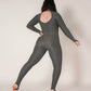 Shimmer Bodysuit - Hematite