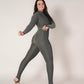 Shimmer Bodysuit - Hematite